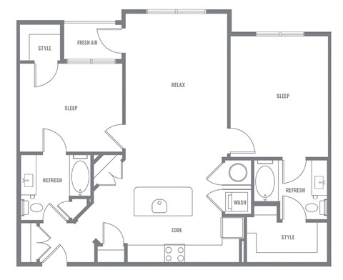 2 bed, 2 bath at The Eddy at Riverview, Smyrna